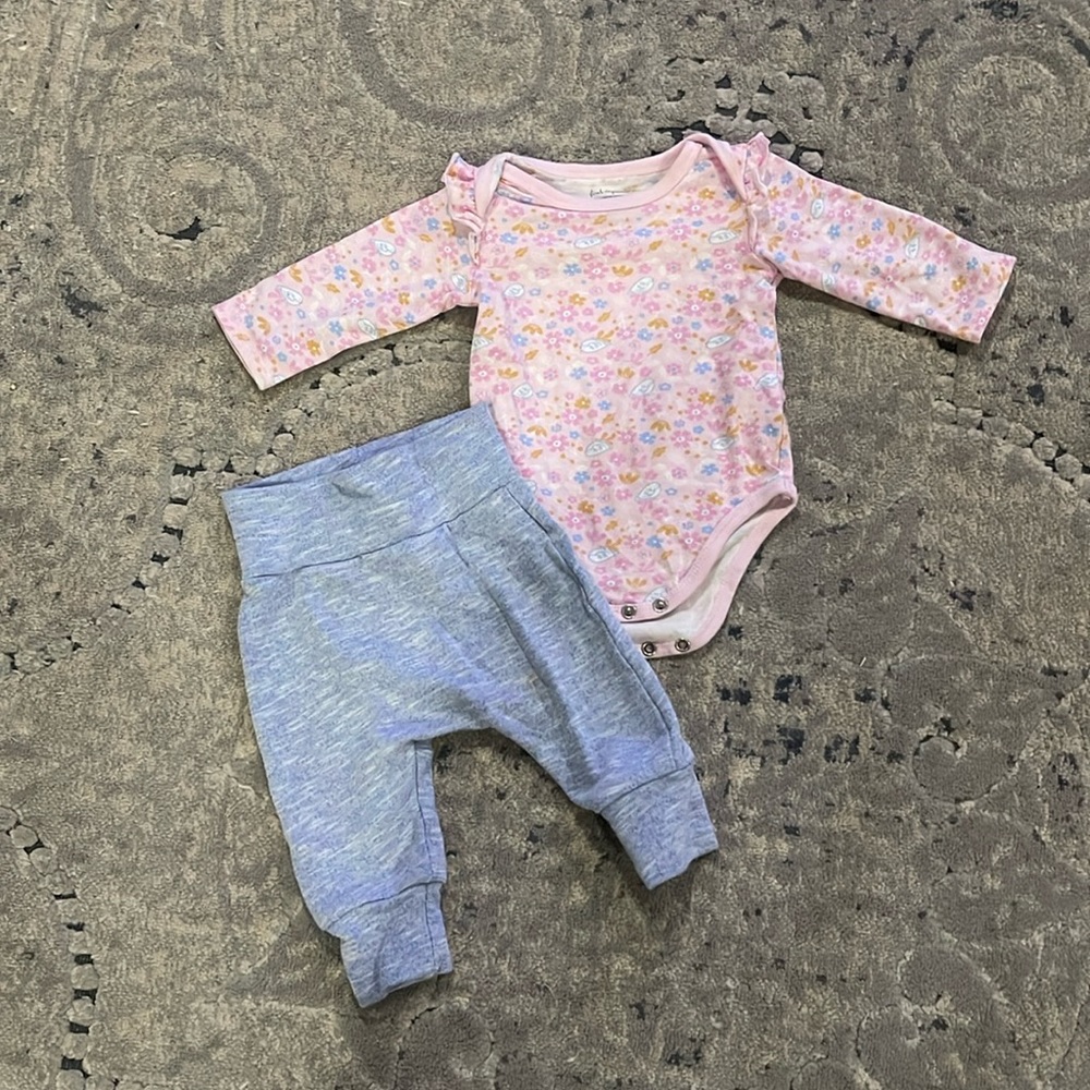 First Impressions onesie and pants
